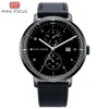 orologio di design orologi Mini focus da uomo d'affari popolare luminoso impermeabile da uomo falso a due occhi 0052g