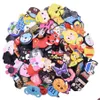 Shoe Parts & Accessories 100 Pcs Random Assortment Mixture Shoe Charms Decoration Accessories Fit For Bracelet Wristband Boys Girls Ki Dhfzi