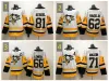 Maillots de hockey Penguins de Pittsburgh 71 Evgeni Malkin 87 Sidney Crosby 81 Phil Kessel