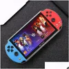 مشغلات ألعاب محمولة ألواح لوحات الفيديو لاعب X12 بالإضافة إلى 7 بوصة SN Handheld Games Console PSP Retro Dual Rocker مقابل X19 X7Plus Drop Deliv Dhoy5