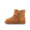 2023 Australie Bottes pour enfants Pantoufles pour tout-petits Plate-forme Beige Laine de mouton Kid Designer Chaussure Classique Mini Boot Hiver Chesut Fourrure Taille 21-35