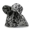 Bandanas polyvalents pour hommes, Camouflage, escalade en plein air, pêche, chapeau de pêcheur, seau d'été, Protection du cou, casquette de Protection solaire