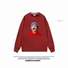 رجال Swoodies Sweatshirts مصمم يضحكون من الرجال الرجال غير الرسميين الفضفاضة الفضفاضة الرجل الكوري كبير الحجم 2023 جودة من جلد الغزال للجنسين قمم 231206