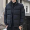 Vestes pour hommes Hommes Automne et hiver Épaissi Chaud Veste imperméable Casual Mode Solide Couleur Lâche Parka Manteau Street Down 231205