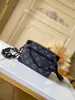 M44735 cross body Mini zachte kofferbak designer tas Dames luxe Man vierkante portemonnees portemonnee mode draagtas handtas Bruin Echt Leer Schouderketting Avondtassen