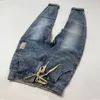 Kvinnor jeans mens smala små fötter långa byxor mångsidiga stretch casual wear pantalones hombre män klädlastbyxor 231206