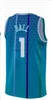 Hombres Jóvenes Niños 5 LaMelo Ball City Basketball Jersey Brandon Miller Terry Rozier Gordon Hayward Teal Purple White Jersey 2023 2024