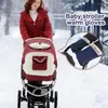 Stroller Parts Gloves Hand Muff Thickened Handlebar Mitts Windproof Warmers Comfortable Winter Motorcycle