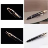 Kulspetspennor grossist 2pc Business Office Im Series Black With Golden Trim Metal Pen Drop Delivery School Industrial Writing Suppl Dhnje