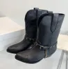 Designer Boot Knight Stiefel Damen Luxus Wüstenstiefel Stickerei Retro Klassiker Echtleder Ankle Booties Schuhe