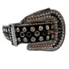 حزام BB Simon Rhinestone 4cm عرض الجودة عالية الجودة المصمم أحزمة WEISTBAND CINTURA CEINTURES كهدية