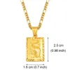 Pendentif Colliers Anniyo Colliers de dragon de bon augure pour femmes hommes bijoux Chinesefu bénédiction richesse de bon augure longévité 006809 Dhpo4