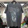 Rhude T-Shirt Männer Frauen Washed Do Old Streetwear T-Shirts Sommerstil Hochwertige Top-T-Shirts S2R7