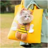 Cat Carriers Crates Houses Dog For Carrier Puppy Outcrop Dogs Pet Small Breathable Bag Animal Outdoor Travel Modeling Drop Delivery Ho Dhalp