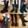 Rimocy 2024 New Fashion Platform Boots Women Autumn Winter Pu Leather High Boots Woman Punk Tick Bottom Long Botas