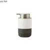 Płynny mydło dozownik ceramiczny mydło butelka ręcznie sanitizer kolba kolba detergent łazienka szampon prysznicowy żel do żelu do mydła butelki balsamowe frother 231206