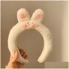 Hair Accessories 2023 Cute Lovely Bear Ears Headband Dress Up And Play Women Girls Fashion Animal Winter Plush Drop Delivery Baby Kids Dhxdh