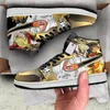 Mode Anime Casual schoenen Perfect Roronoa Zoro J1 Sneakers Italië Heren Dames Hoge tops Manga Leer Designer Custom Paar Animes Striding Athletic Shoes Box EU 36-47