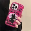 携帯電話のケースIns韓国のかわいい音楽ウサギのiPhone 15 14 13 12 11 Pro Max XS XS XS XR 7 8 Plus Se Lovely Soft ShockProof Cover J231206