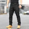 Pantalons pour hommes Tactique Cargo Hommes Combat Pantalon Armée Militaire Multiples Poches Travail Randonnée Casual Plus Taille 6XL 231205