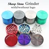 Sharpstone 4 Part Zinc Alloy Grinder Grinder CNC Spice Cracker Cracker Grinder Mess