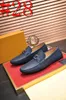 38 Model Luxry Men Men Buty Buty na poślizg na Moccasins Designer Buty Casual Buty Man Party Sukienka Buty ślubne Formalne zapatos hombre plus rozmiar 38-46