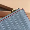 Wallets New Fashion Texture Leather Multifunctional Purse Gift Box Packing Factory Sales Women's Luxury Mimius Clutch bag Designer Card Pa