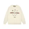 Designer Luxury Guggi Classic High Quality Printed Crew-Neck Long Sleeve Sweatshirt Hoodie för män och kvinnor