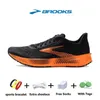 Brooks Cascadia 16 Mens Running Shoes Hyperion Tempo Triple Black Grey Yellow Orange Fashion Trainers Outdoor Men Casual Sports Sneakers Jogging Walking Shoe