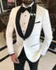 Costumes pour hommes Blazers Tuxedo Groom Groomsman Costume d'affaires Robe de soirée de mariage Occasions spéciales 2 pièces Ensemble Hommes Vestes Pantalons 231206