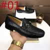 2023 Luxurious Designer Men Dress Shoes Genuine Leather Black brown Moccasins Business Handmade Shoe Formal Party Office Wedding Men Loafers Shoes size 38-46