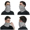 Scarves Black White Hexagonal Football Pattern Bandana Merchandise Neck Cover Soccer Wrap Face Scarf Multi-use For Hiking Breathable