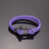 Bracciale in corda fatta a mano per uomini uomini regolabili Braccialetti a corda rosso nero regolabile braccialetti da salvataggio da esterno per salvataggio di sopravvivenza Bracciale sportivo Gioielli Gift Price all'ingrosso