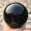 Sphère d'obsidienne noire naturelle lourde, grande boule de cristal, pierre de guérison, décoration de la maison, 2020, 1 pièce, 276U