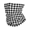 Lenços Houndstooth Check Bandana Mercadoria Pescoço Gaiter Impresso Hounds Dente Checkered Balaclavas Máscara Cachecol para Equitação À Prova de Vento