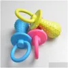 Dog Toys Chews 1Pc Rubber Nipple For Pet Chew Teething Train Cleaning Poodles Small Puppy Cat Bite Bes Jlldiw Yummy Shop234R Drop Deli Dhmae