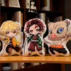 Plüschpuppen, 30 cm, Dämonentöter Kimetsu No Yaiba Kamado Tanjirou Kamado Nezuko Agatsuma Zenitsu Rengoku Kyoujurou, weiche Plüschkissenpuppe 231206