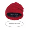 Mode Winter Beanie Caps Gestreepte gebreide mutsen Effen kleur Zijden voering Dikke dikke muts Zachte slouchy warme satijnen gevoerde hoed Skimuts