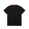 メンズポロシャツウェブカラー半袖Tシャツ刺繍トップサイズm-xxxl