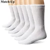 Men's Socks MatchUp sport crew terry socks athletic 6 PAIRS 231205