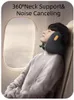 Pillow Travel Airplane with Noise Canceling Earmuffs Memory Foam Neck 360°Neck Support for Planes Office 231205