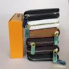 Zippy Wallet Vertical الطريقة الأكثر أناقة لحمل بطاقات المال والعملات المعدنية الشهيرة Men Leather Pres