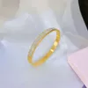 Designer Bracelet Jewelry gold bracelet bangle women's titanium steel does not lose color card home full star personality Korean fashion jewelry