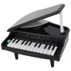 Tangentbord piano 26 nyckel mini elektronisk pianosimulering spela musik instrument leksak tränar svartrosa chirstmas gåva 231206