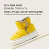 Bottes style bottes courtes pour enfants, chaussures chaudes pour filles et garçons, chaussures d'hiver antidérapantes, stock 231206