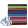 Towel 1-6PCS Cooling Ice Towels Microfiber Yoga Cool Thin Outdoor Sport Summer Scarf Gym Wear Icing Sweat Band Top