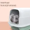 Altri articoli per gatti Lettiera deodorante Vassoio per gatti Lettiera per animali completamente chiusa Toilette in plastica Accessori per animali Pulizia della lettiera ad alta capacità 231206