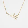 Pendant 10st Gold Sier Simple Molecule Molecular Structure Hormon Element Necklace Science DNA Dopamine Halsband Jhey9 Vxbzf289j