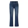 Kvinnors jeans Kvinnor Hög midja Stretch Bulfting Jeggings Classic Slim Fit Denim Mod Mom Cargo Jean Pants for Women