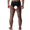 Legal homem meia acessórios sexy collants masculino aranha moda adulto fishnet meia-calça cavalheiro vestuário exótico